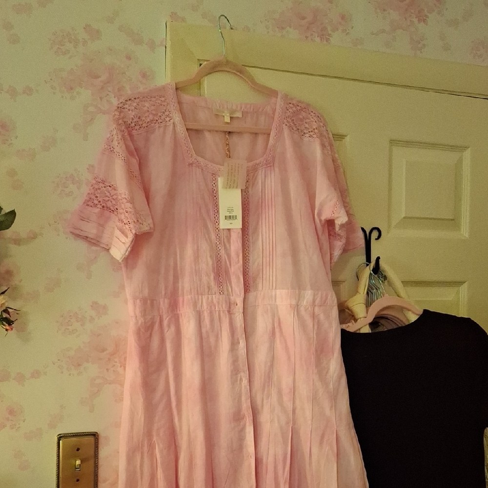 LoveShackFancy Peony Pink Edie Dress